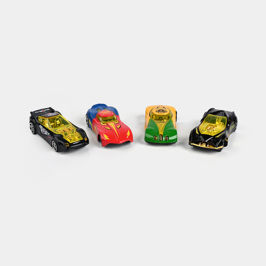 ALLOY METAL SUPER CARS PLAY SET FOR KIDS | 4PCS
