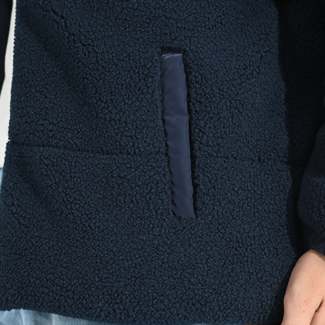 Boys Quilted Jacket (Mountain) - BLUE