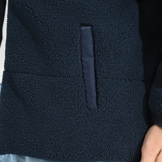 Boys Quilted Jacket (Mountain) - BLUE