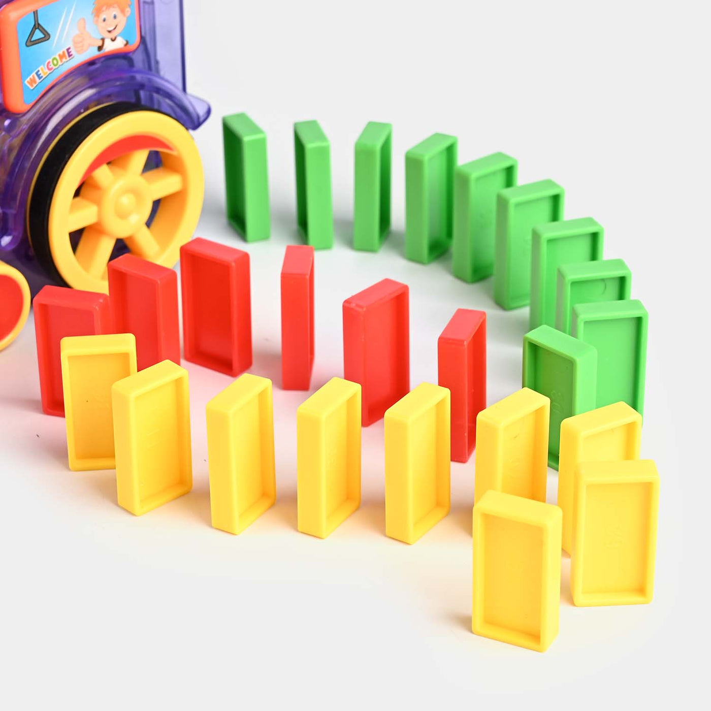 Domino Train With Light & Music Toy For Kids