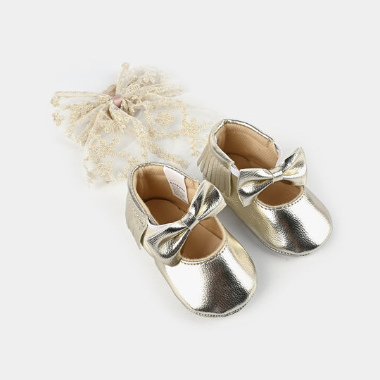 Baby Shoes With Head Band