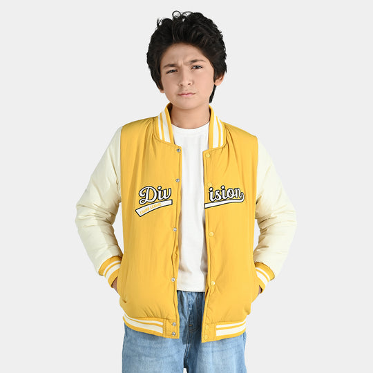 Boys Quilted Jacket - Yellow