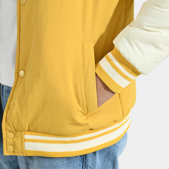 Boys Quilted Jacket - Yellow