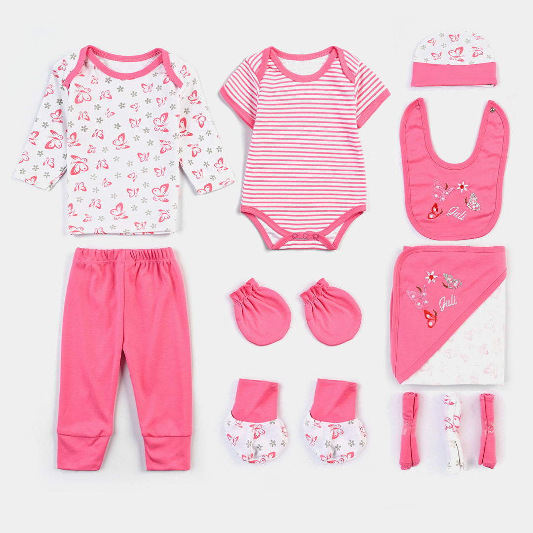 Baby Infant Starter Set 11 Pcs Butterfly-Pink