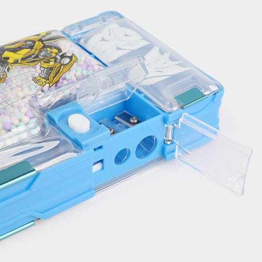 Double Sided Multi-functional Magnetic Pencil Box
