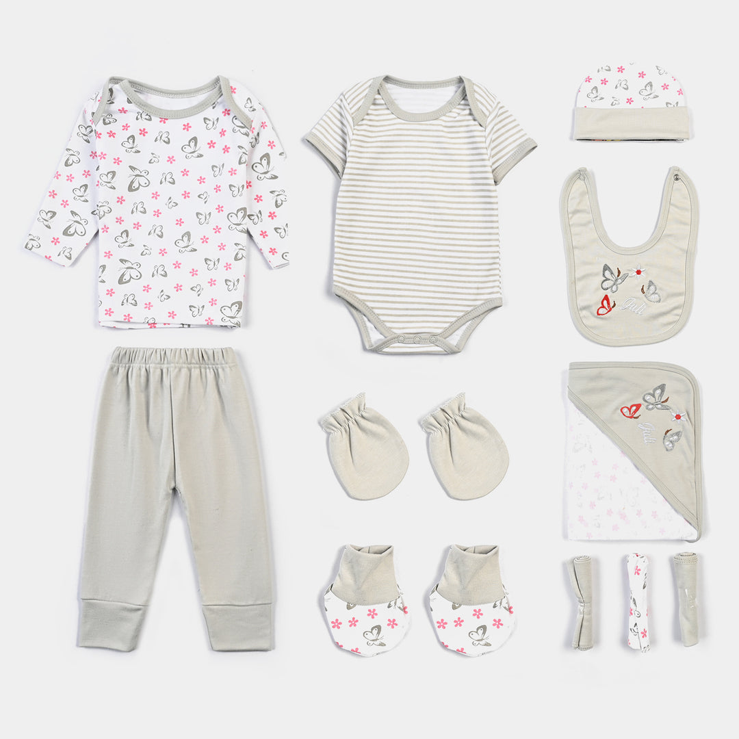 Baby Infant Starter Set 11 Pcs Butterfly-grey