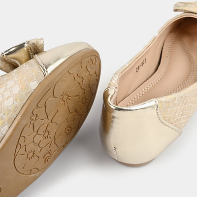 Girls Pumps ZP-037-BEIGE