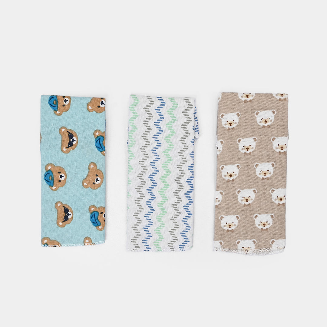 Soft Cotton Baby Face Towel | 3PCs