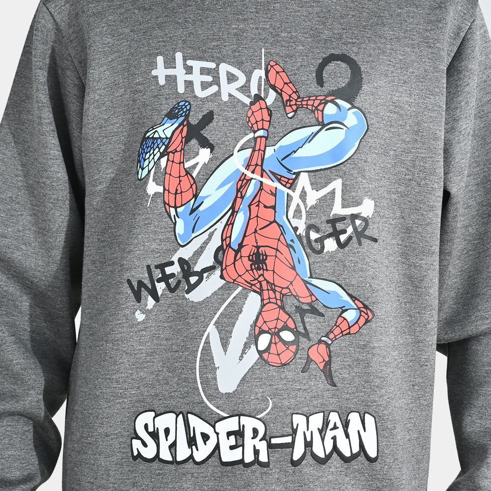 Boys Cotton Interlock 2 Piece Character-GREY