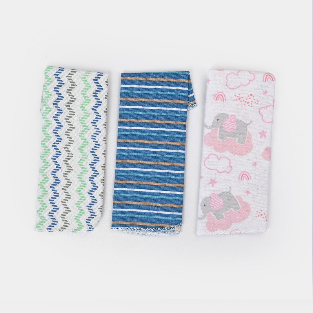 Soft Cotton Baby Face Towel | 3PCs