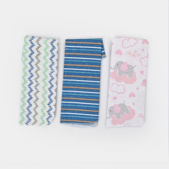 Soft Cotton Baby Face Towel | 3PCs