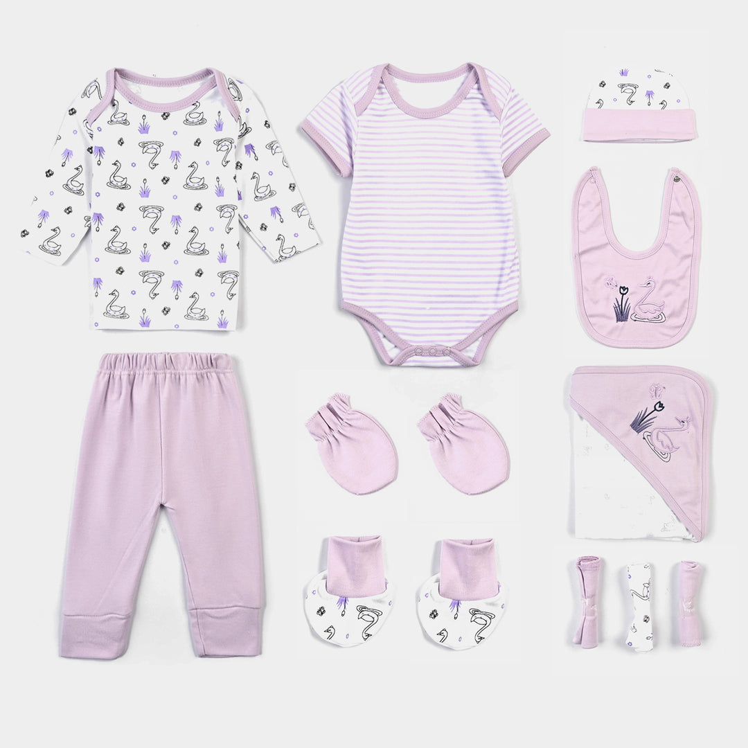 Baby Infant Starter Set 11 Pcs Duck-Purple