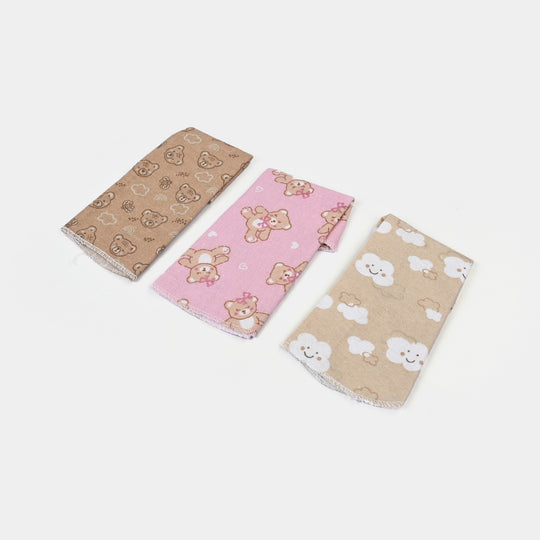 Soft Cotton Baby Face Towel | 3PCs