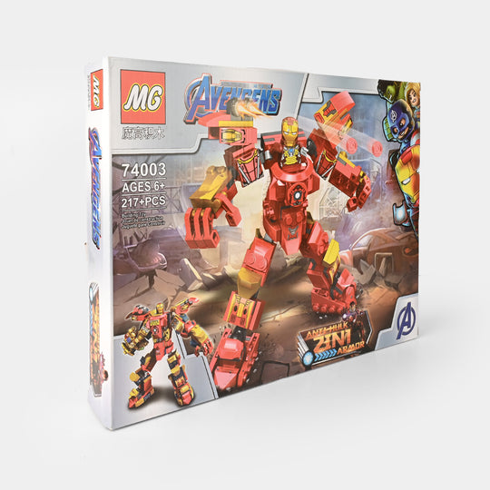 Character 2-in-1 Armor Building Block Set – 217+ Pcs