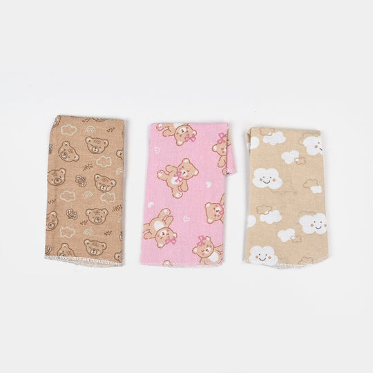 Soft Cotton Baby Face Towel | 3PCs