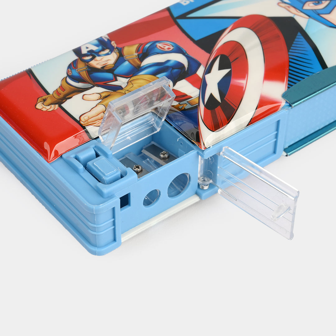 Double Sided Multi-functional Magnetic Pencil Box
