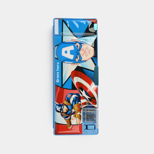 Double Sided Multi-functional Magnetic Pencil Box