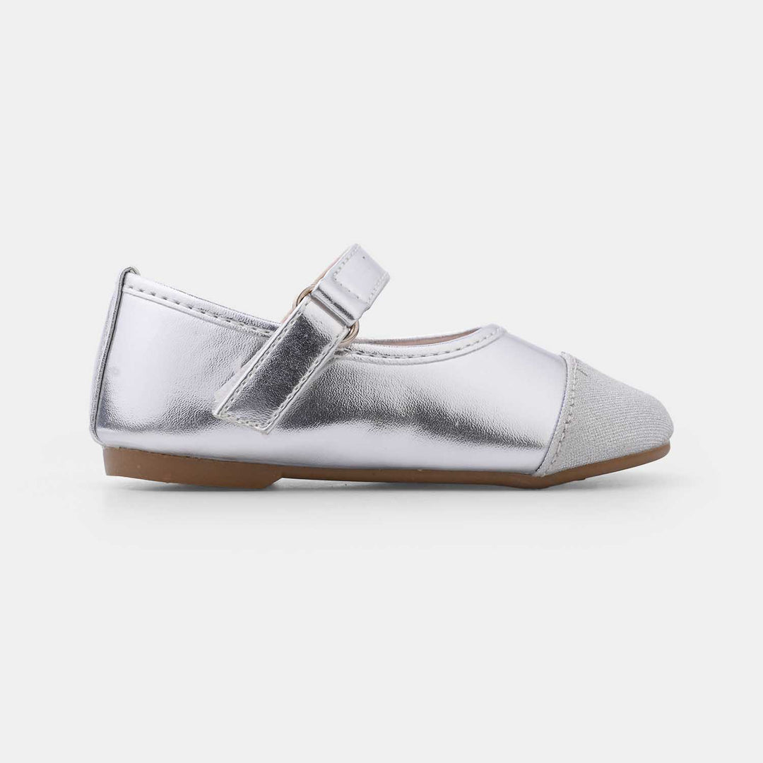 Girls Pumps ZP-151-SILVER