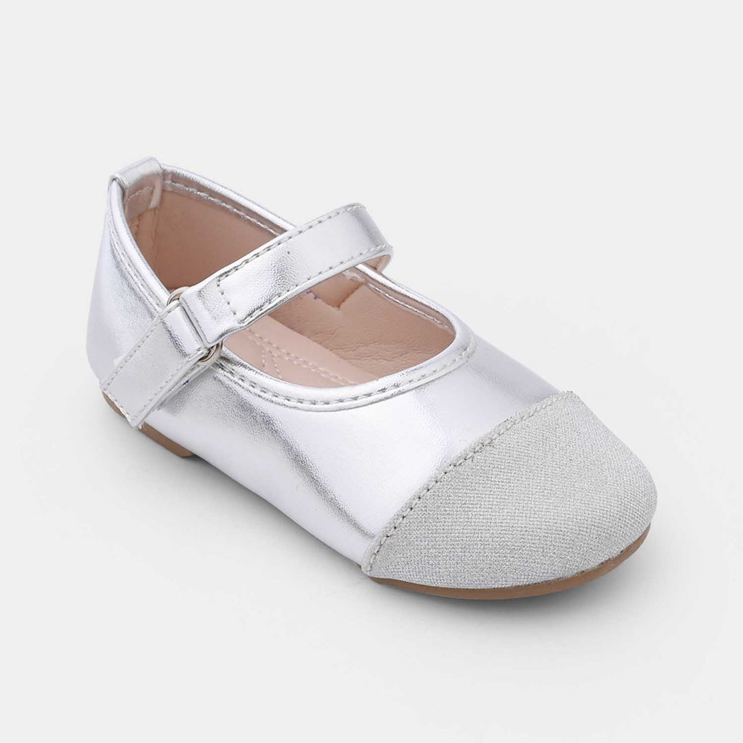 Girls Pumps ZP-151-SILVER