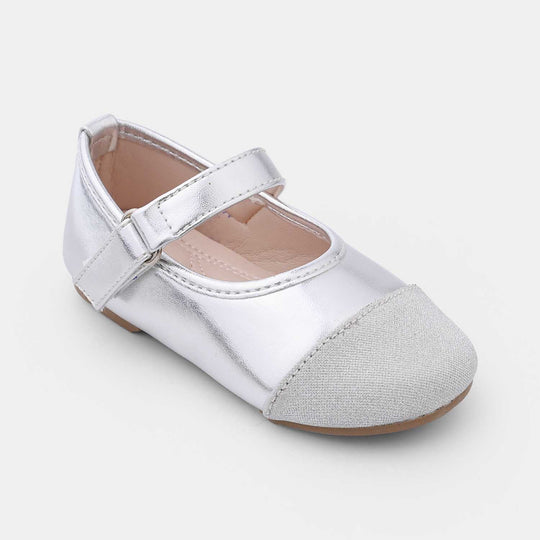 Girls Pumps ZP-151-SILVER