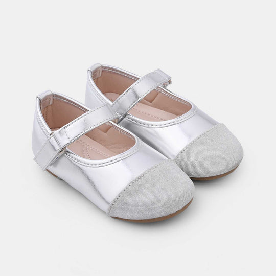 Girls Pumps ZP-151-SILVER