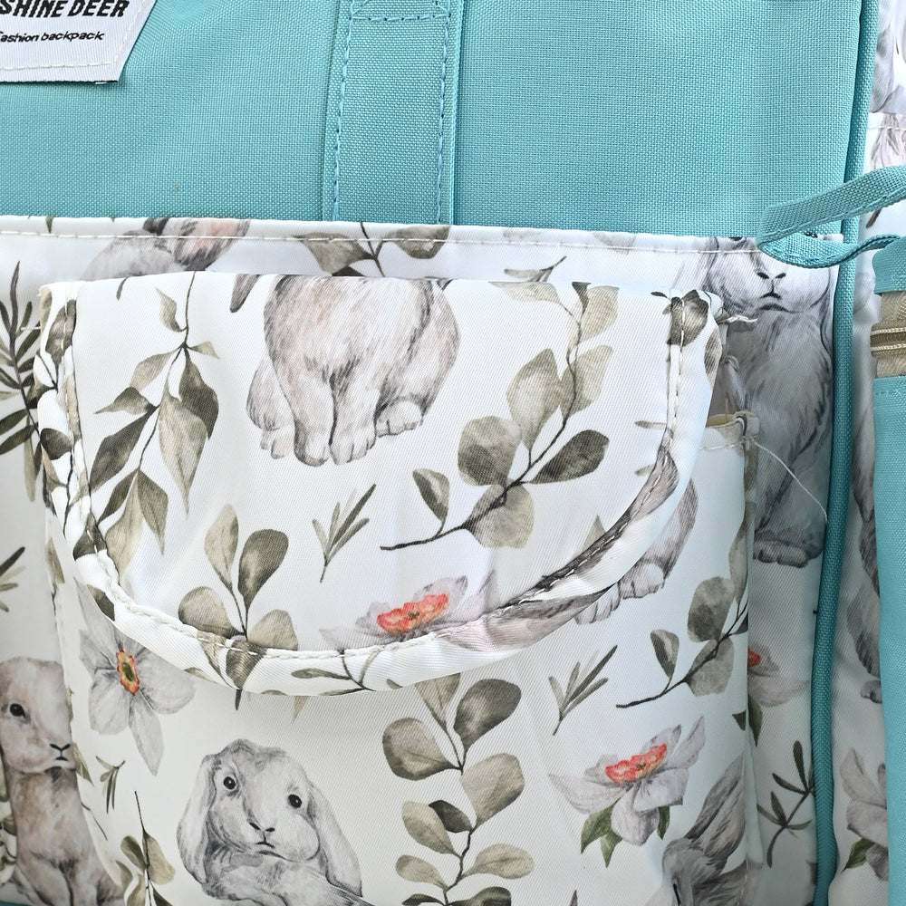 Baby Diaper Bag Strawberry-Themed | Practical & Stylish
