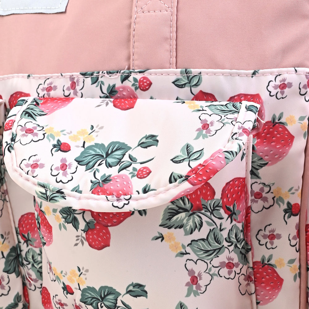 Baby Diaper Bag Strawberry-Themed | Practical & Stylish
