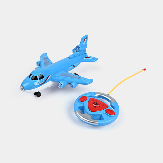 FOBUS 4-Channel Remote Control AeroBus – Luxury Airliner Toy with Lights