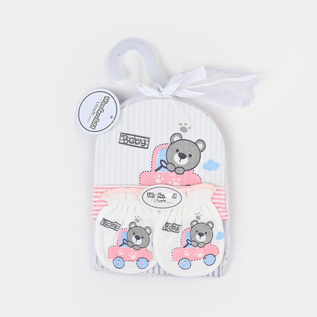Baby Cap+Mitten+Socks Set