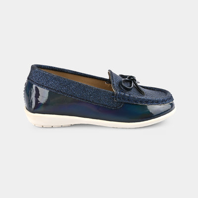 Girls Loafer JV-04-NAVY