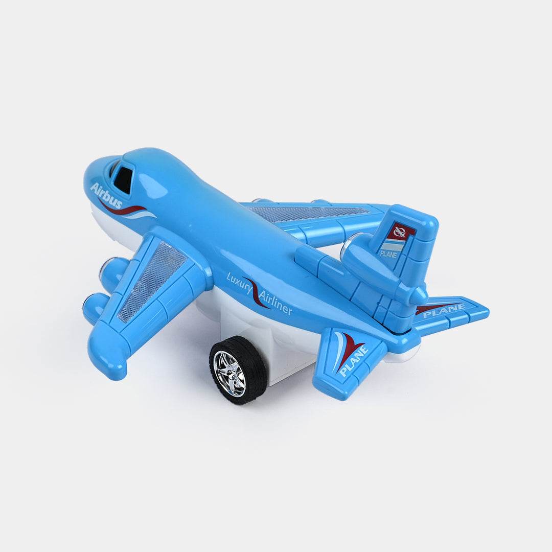 FOBUS 4-Channel Remote Control AeroBus – Luxury Airliner Toy with Lights