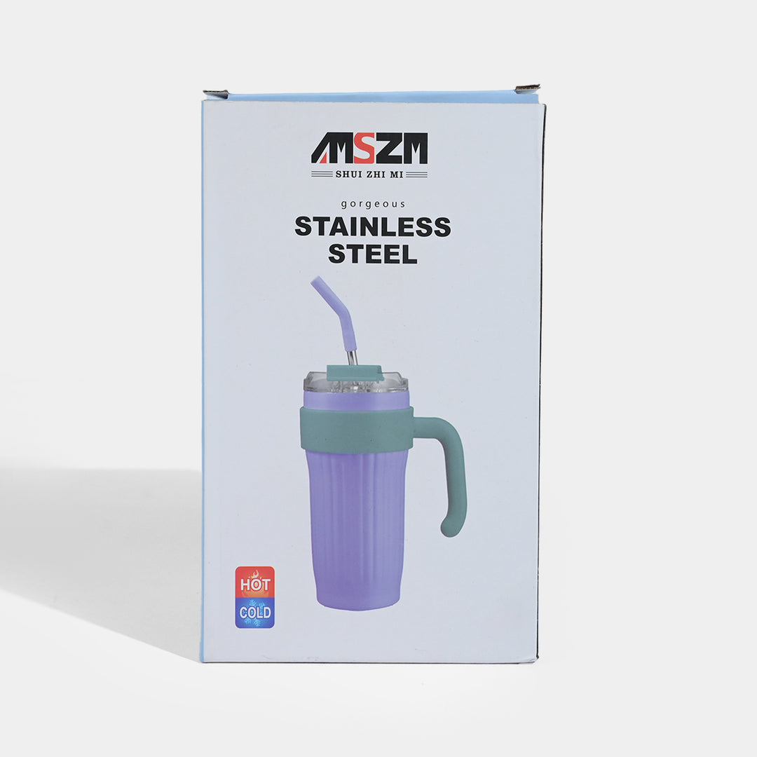 Stainless Steel Straw Mug/Tumbler | 900Ml