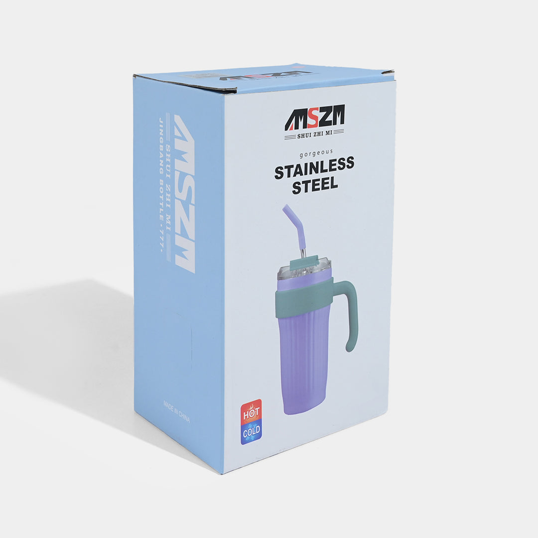 Stainless Steel Straw Mug/Tumbler | 900Ml
