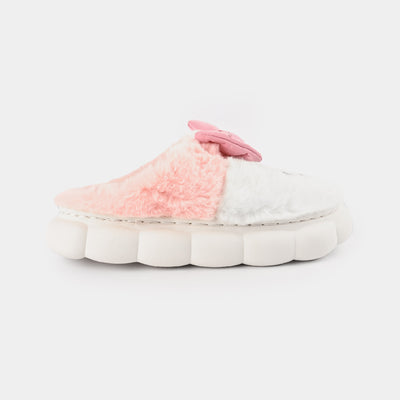 Girls Slipper Fur F4294-Pink