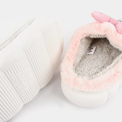 Girls Slipper Fur F4294-Pink