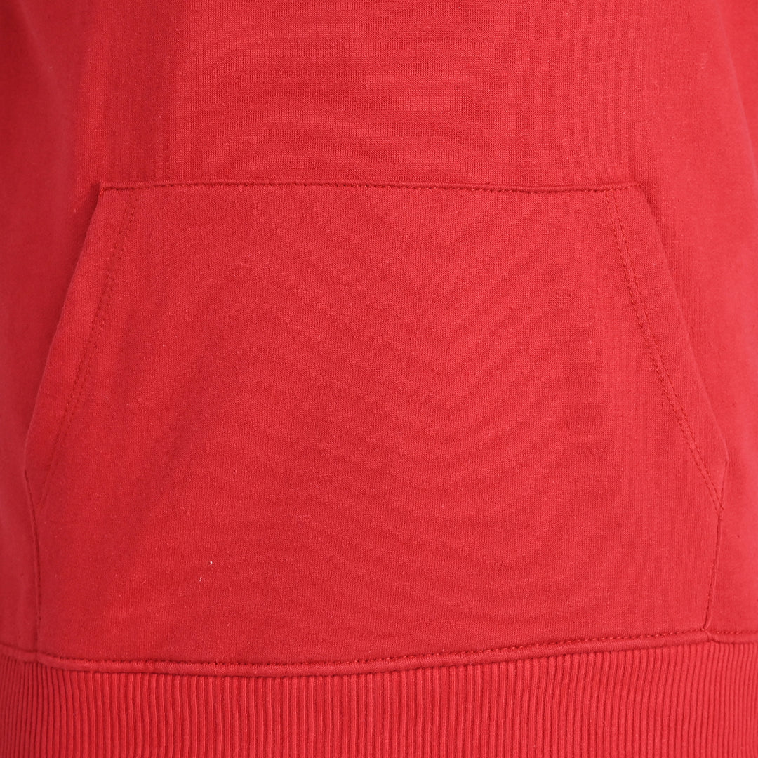 Boys Cotton Terry Pullover Hoodie Noisy Club-Red