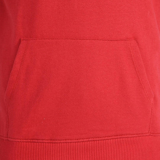 Boys Cotton Terry Pullover Hoodie Noisy Club-Red