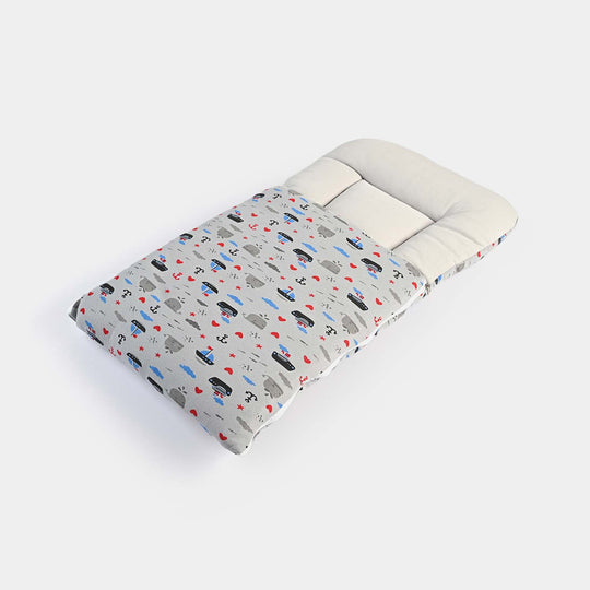 Baby Carry Nest Printed-Grey Fish