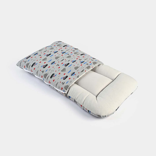 Baby Carry Nest Printed-Grey Fish