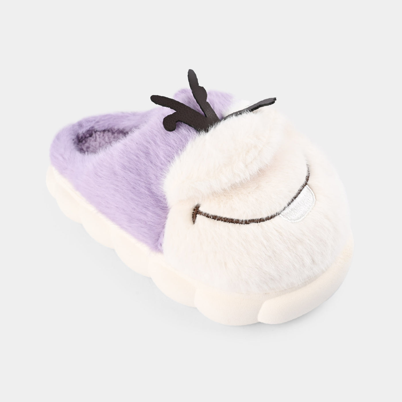 Girls Slipper Fur F4277-Purple