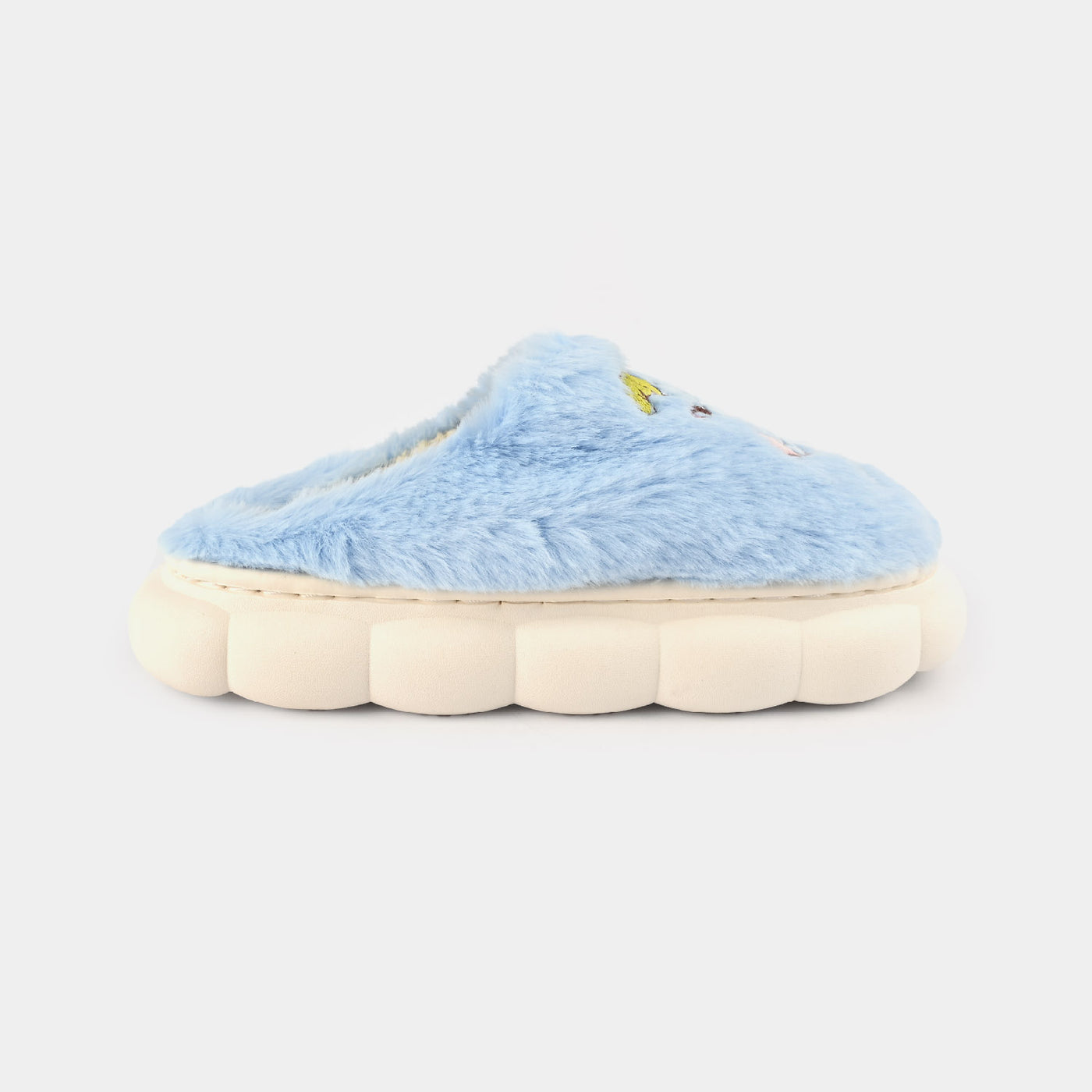 Girls Slipper Fur F4296-Blue