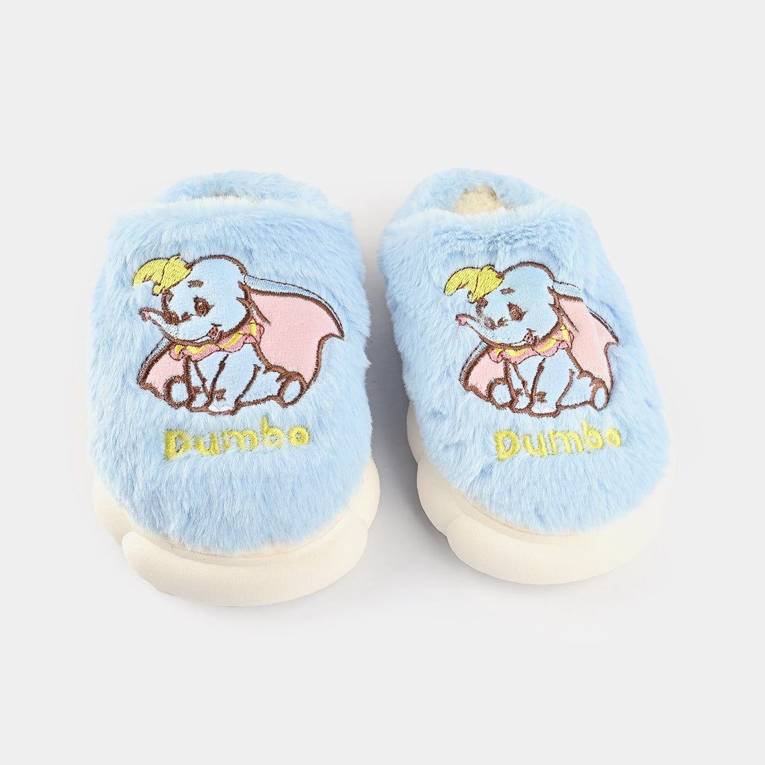 Girls Slipper Fur F4296-Blue