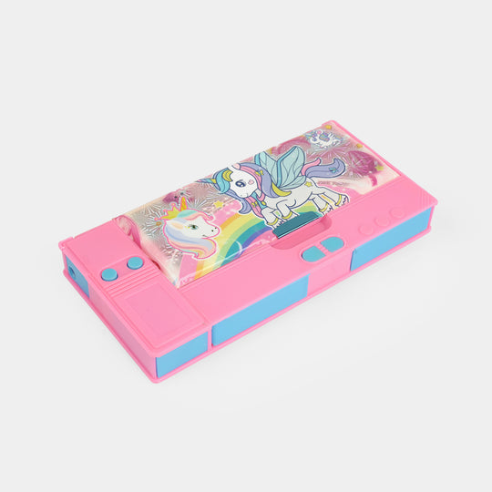 Pop-Out Multi-Compartment Pencil Case/Magnetic Pencil Box