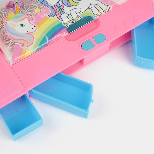 Pop-Out Multi-Compartment Pencil Case/Magnetic Pencil Box