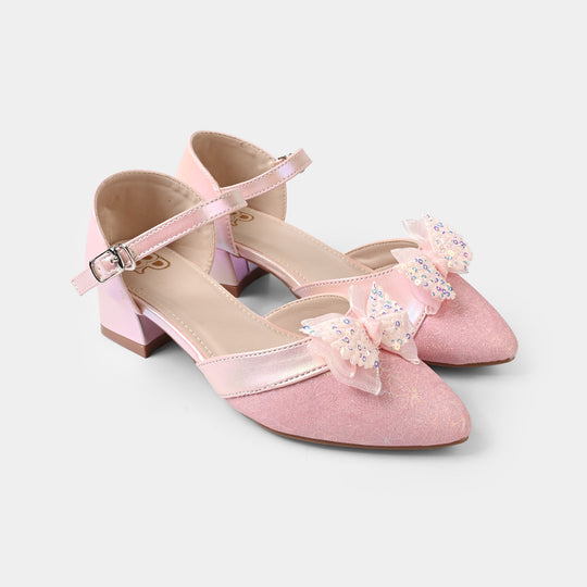 Girls Pumps Heels ZP-094 - Pink