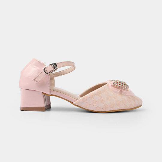 Girls Pumps Heels ZP-096-PINK