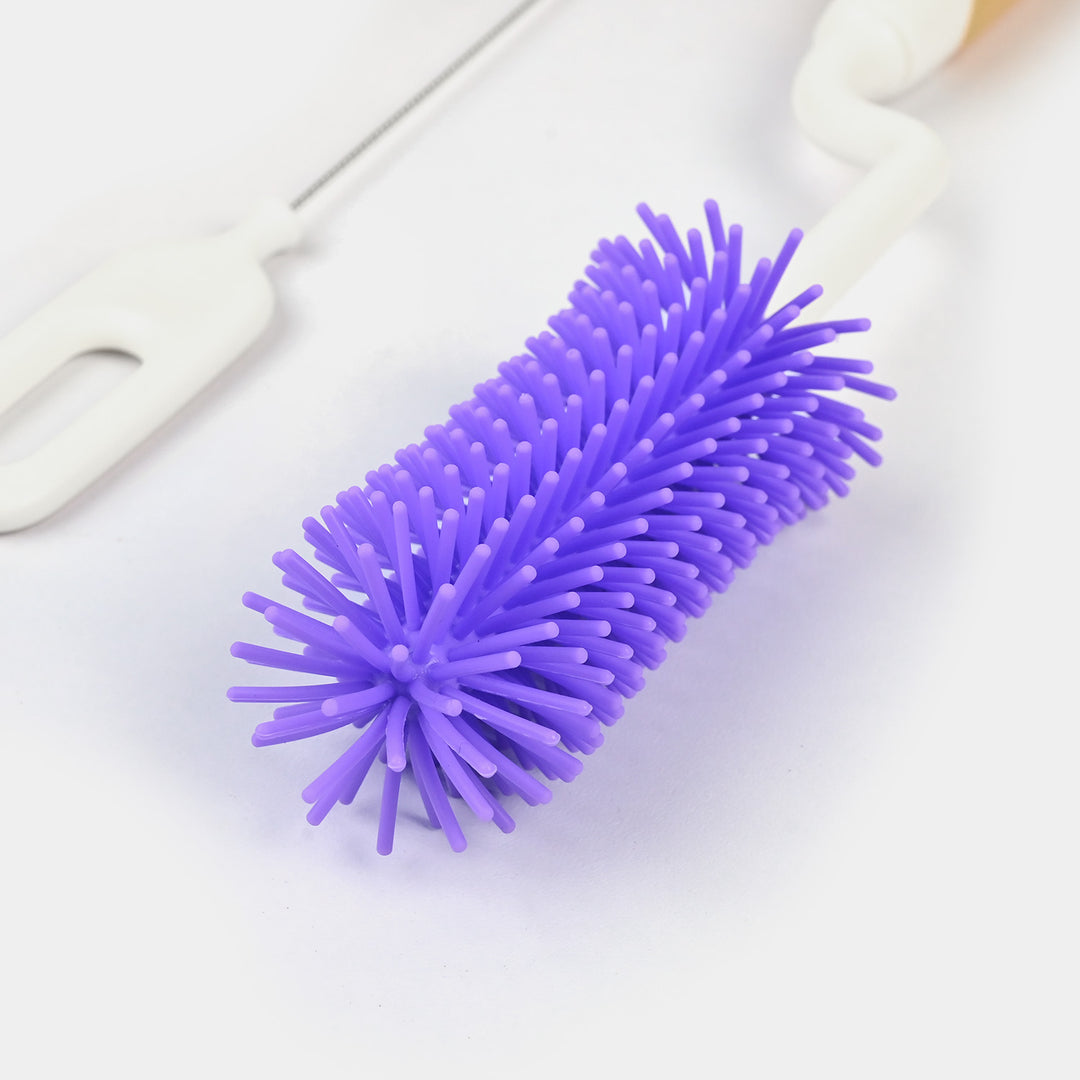 Rotating Bottle Feeder Brush with Stand