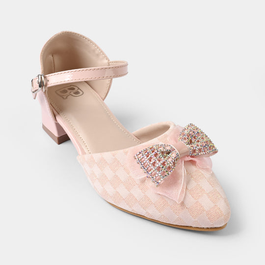 Girls Pumps Heels ZP-096-PINK