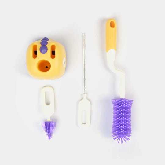 Rotating Bottle Feeder Brush with Stand