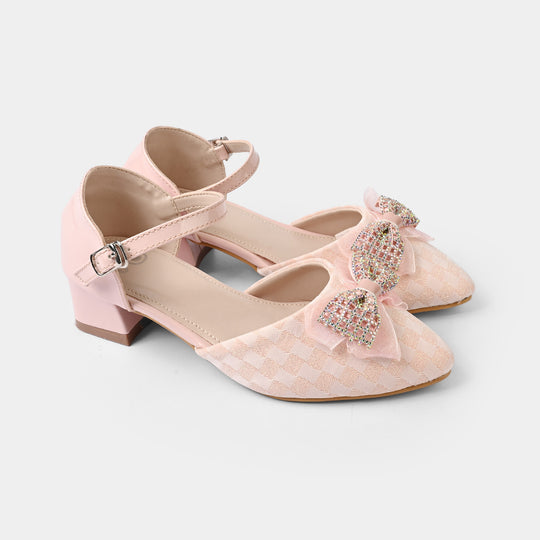 Girls Pumps Heels ZP-096-PINK